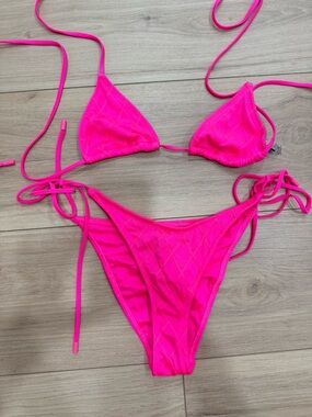 Triangl Neon Pink String Bikini